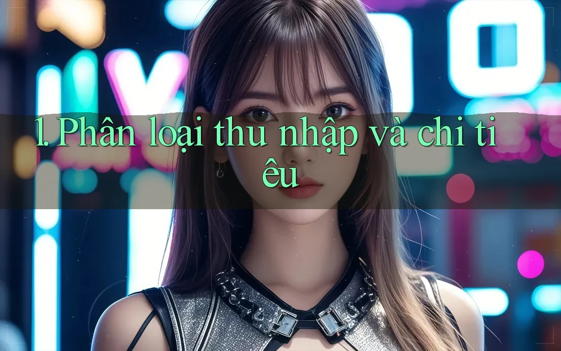 1. Phân loại thu nhập và chi tiêu
