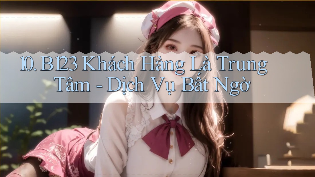 10. B123 Khách Hàng Là Trung Tâm - Dịch Vụ Bất Ngờ