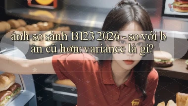 ảnh so sánh B123 2026   so với bản cũ hơn variance là gì
