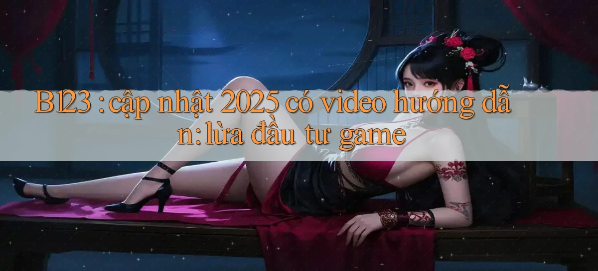 B123 cập nhật 2025 có video hướng dẫn lừa đầu tư game