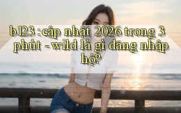 b123 cập nhật 2026 trong 3 phút   wild là gì đăng nhập hộ