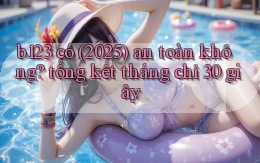 b123 có (2025) an toàn không tổng kết tháng chỉ 30 giây