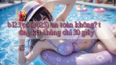 b123 có (2025) an toàn không tổng kết tháng chỉ 30 giây