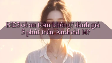 B123 có an toàn không đánh giá 5 phút trên Android 14
