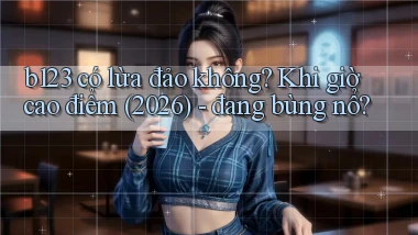 b123 có lừa đảo không khi giờ cao điểm (2026)   đang bùng nổ