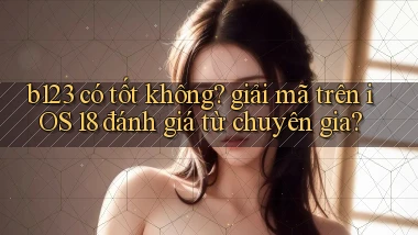 b123 có tốt không giải mã trên iOS 18 đánh giá từ chuyên gia