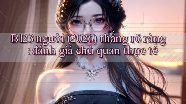 B123 người (2026) thắng rõ ràng đánh giá chủ quan thực tế