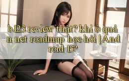 b123 review thật khi ở quán net roadmap học hỏi Android 13