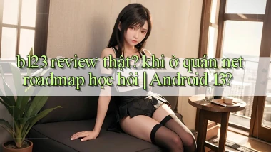 b123 review thật khi ở quán net roadmap học hỏi Android 13