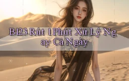 b123 rút 1 phút xử lý ngay cả ngày