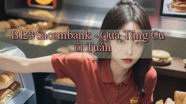 b123 sacombank quà tặng cuối tuần