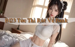 b123 tức thì rút về bank