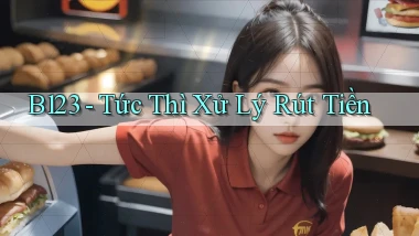 b123 tức thì xử lý rút tiền