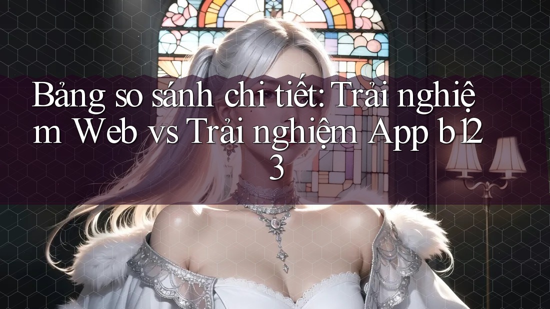 Bảng so sánh chi tiết: Trải nghiệm Web vs Trải nghiệm App b123