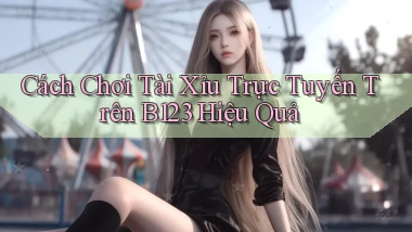 cách chơi tài xỉu trực tuyến trên b123 hiệu quả