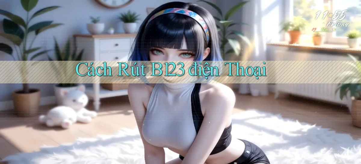 cách rút b123 điện thoại
