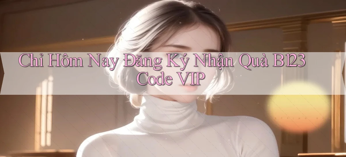 chỉ hôm nay đăng ký nhận quà b123 code vip