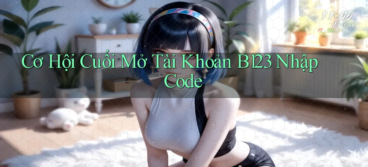 cơ hội cuối mở tài khoản b123 nhập code