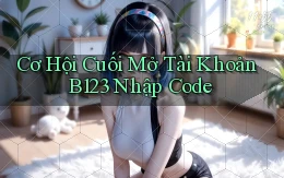 cơ hội cuối mở tài khoản b123 nhập code