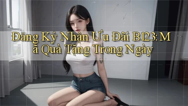 đăng ký nhận ưu đãi b123 mã quà tặng trong ngày