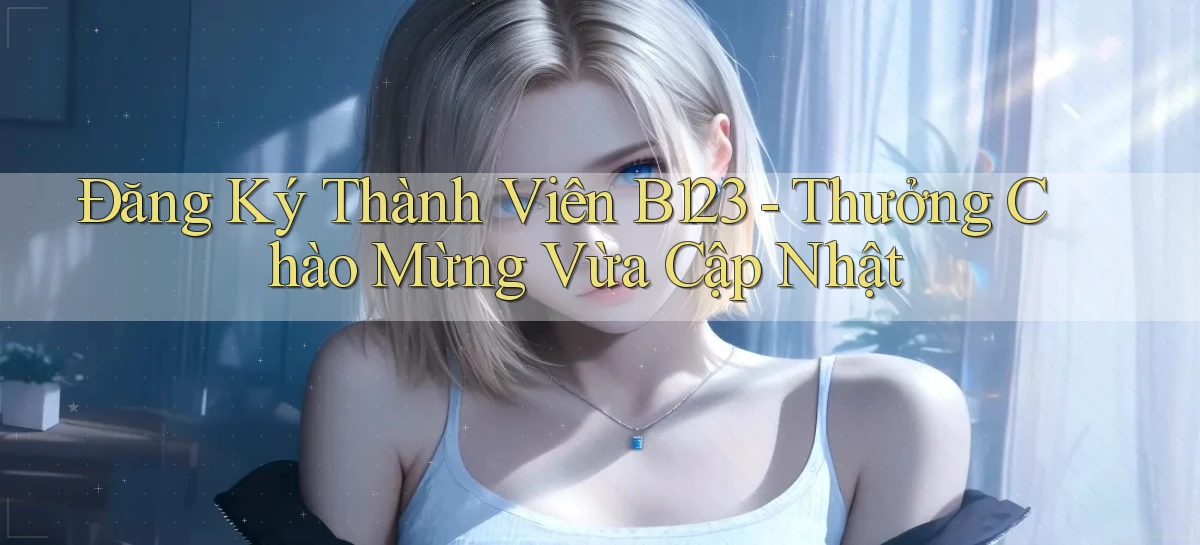 đăng ký thành viên b123 thưởng chào mừng vừa cập nhật