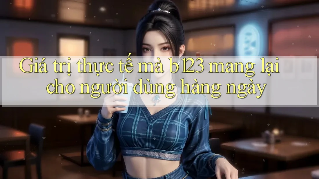 Giá trị thực tế mà b123 mang lại cho người dùng hàng ngày