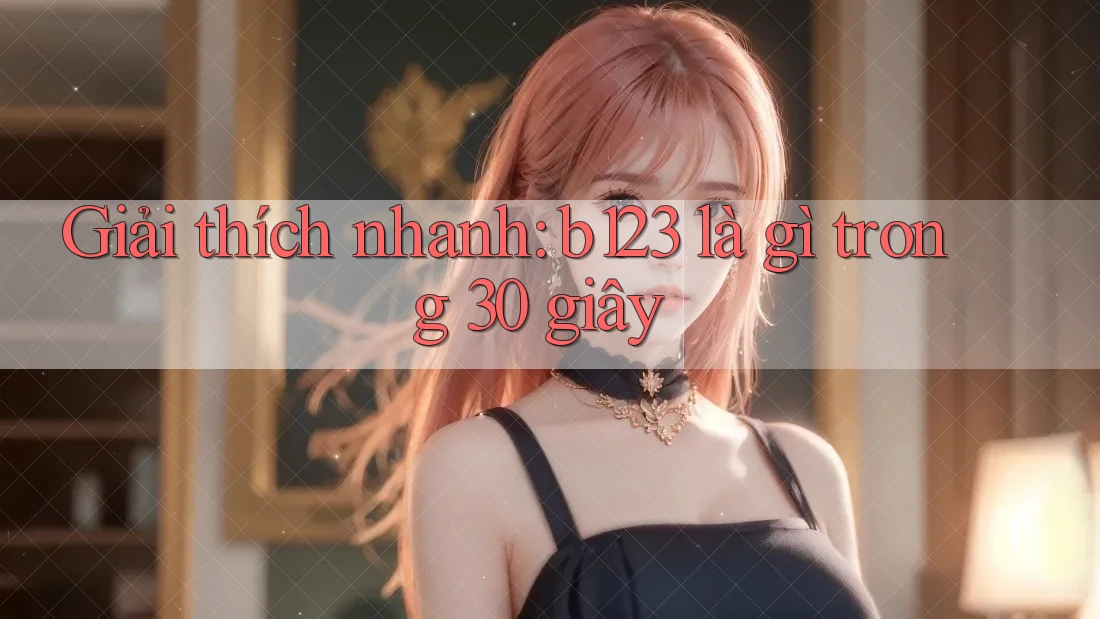 Giải thích nhanh: b123 là gì trong 30 giây