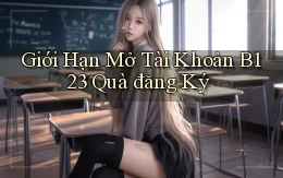 giới hạn mở tài khoản b123 quà đăng ký