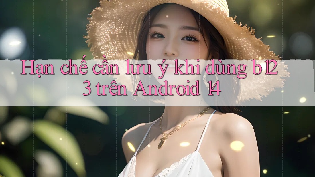 Hạn chế cần lưu ý khi dùng b123 trên Android 14