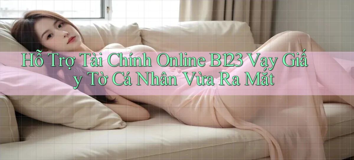 hỗ trợ tài chính online b123 vay giấy tờ cá nhân vừa ra mắt