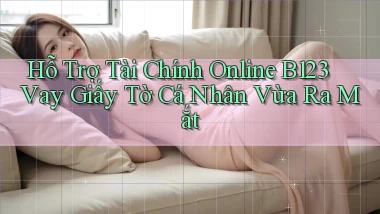 hỗ trợ tài chính online b123 vay giấy tờ cá nhân vừa ra mắt