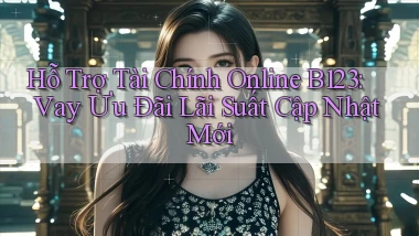 hỗ trợ tài chính online b123 vay ưu đãi lãi suất cập nhật mới