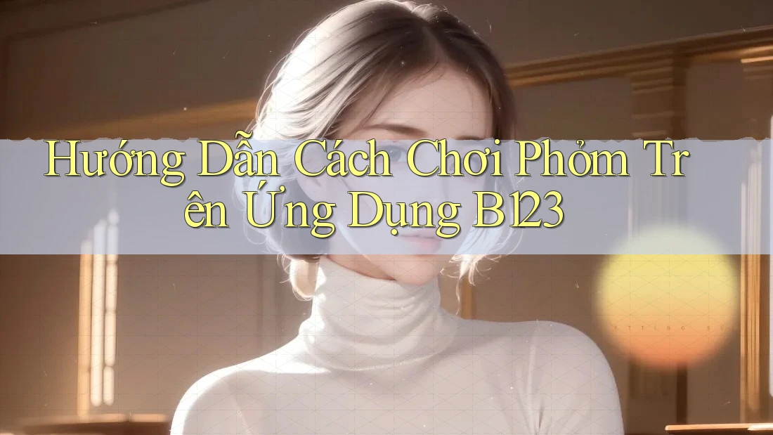 Hướng Dẫn Cách Chơi Phỏm Trên Ứng Dụng B123 Hướng Dẫn Cách Chơi Phỏm Trên Ứng Dụng B123