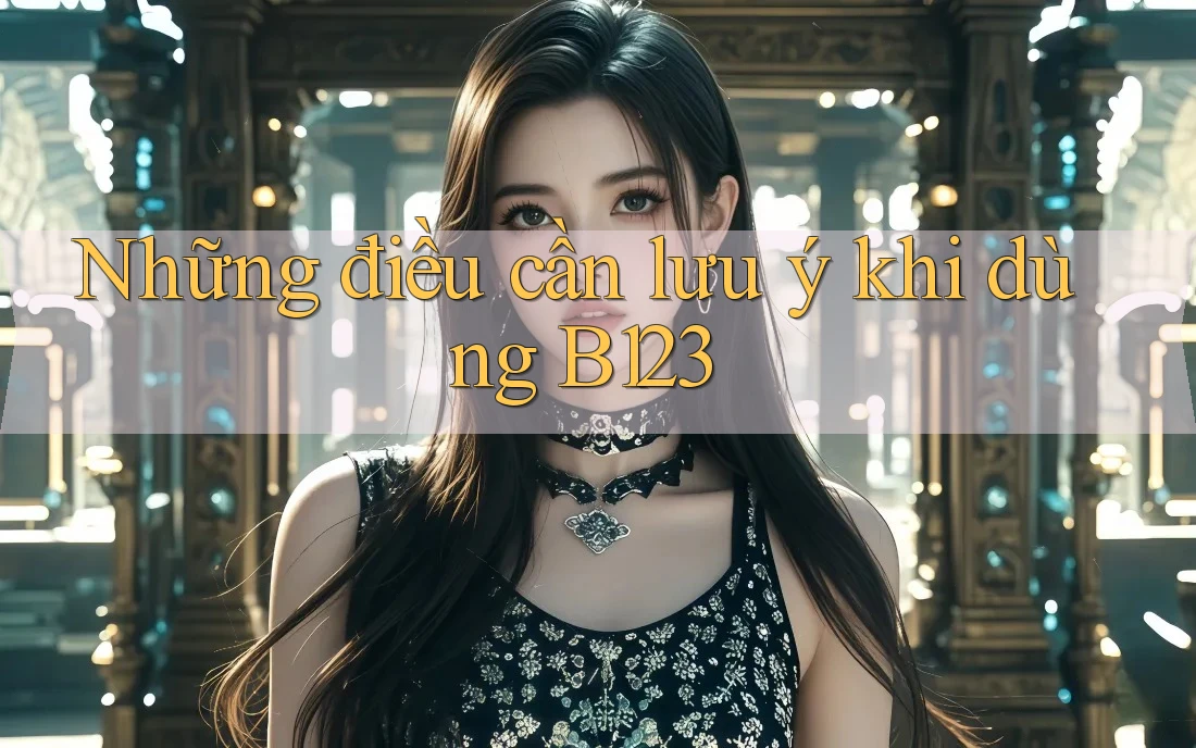 Những điều cần lưu ý khi dùng B123