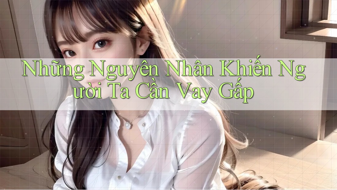 Những Nguyên Nhân Khiến Người Ta Cần Vay Gấp