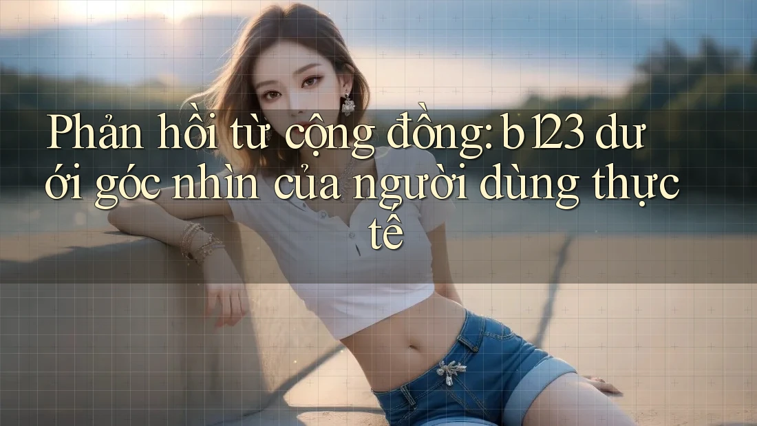 Phản hồi từ cộng đồng: b123 dưới góc nhìn của người dùng thực tế