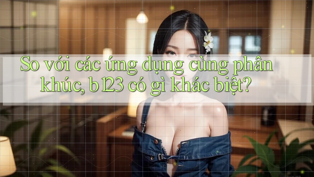 So với các ứng dụng cùng phân khúc, b123 có gì khác biệt?