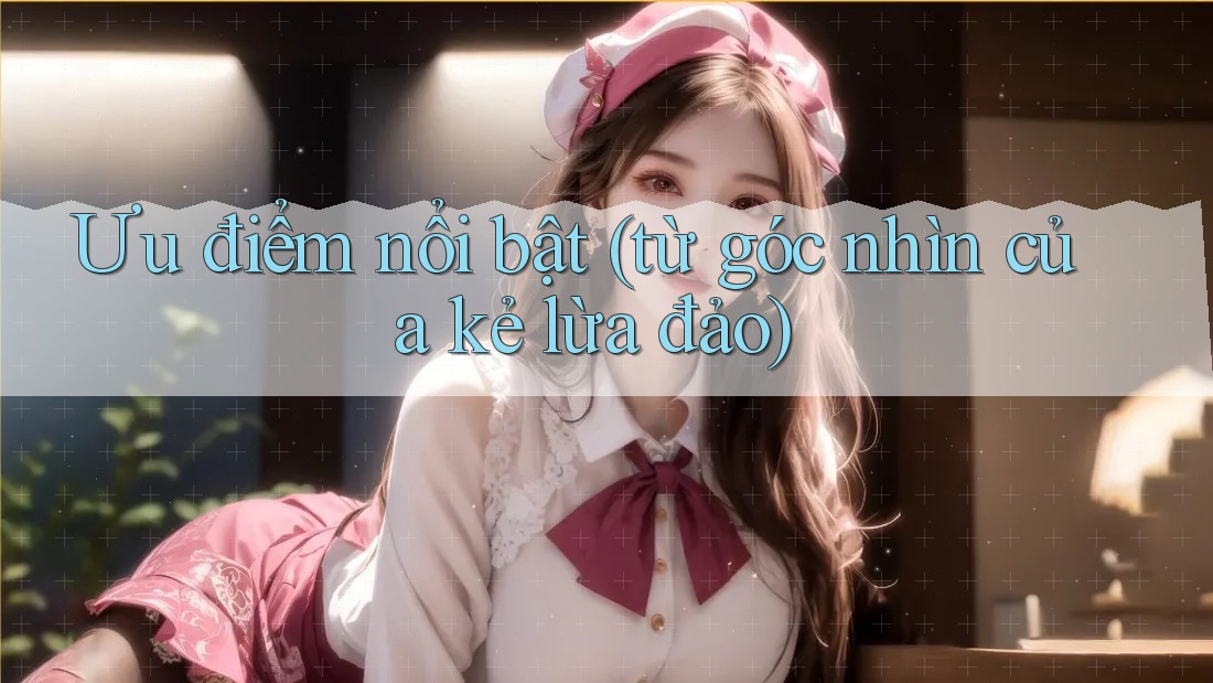 Ưu điểm nổi bật (từ góc nhìn của kẻ lừa đảo)