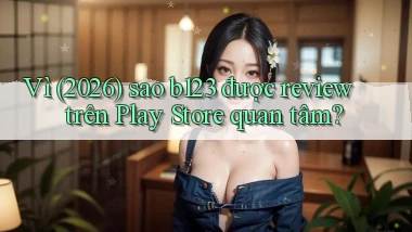 Vì (2026) sao b123 được review trên Play Store quan tâm