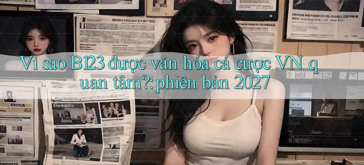 Vì sao B123 được văn hóa cá cược VN quan tâm phiên bản 2027
